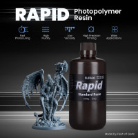 Фотополімерна смола для 3D принтера ELEGOO Rapid Standard Resin 1000G Grey