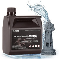 Фотополімерна смола для 3D принтера ELEGOO Water Washable ABS-Like Resin 8k 2000G Space Grey