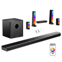 Саундбар Ultimea Apollo S90, Dolby Atmos, пікова потужність 470 Вт, RGB-підсвічування