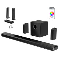 Саундбар Ultimea Apollo S90, Dolby Atmos, пікова потужність 470 Вт, RGB-підсвічування