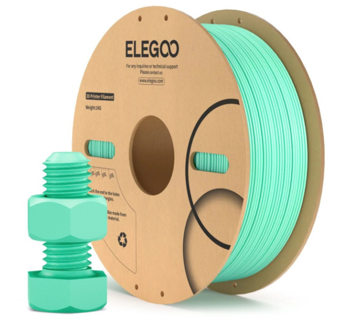 Філамент ELEGOO ABS Cyan 1KG 1.75mm, 1kg (50.203.0837)