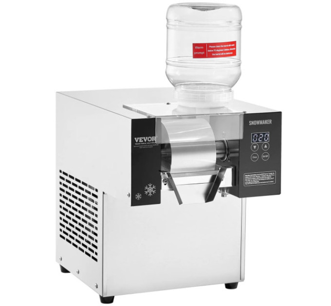 Льодогенератор Vevor 170кг льоду / 24 години з системою повітряного охолодження