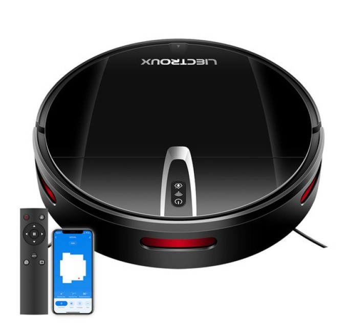 Робот-пилосос Liectroux V3S Pro, всмоктування 4000 Па, сухе та вологе прибирання