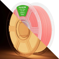 Філамент ELEGOO PLA Glow Pink 1.75mm , екологічна паперова котушка, 1kg (50.203.0806)