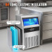 Льодогенератор Vevor SSX120 56кг льоду за 24 години, 15кг бак