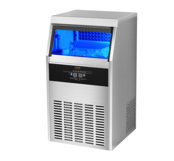 Льодогенератор Vevor SSX120 56кг льоду за 24 години, 15кг бак
