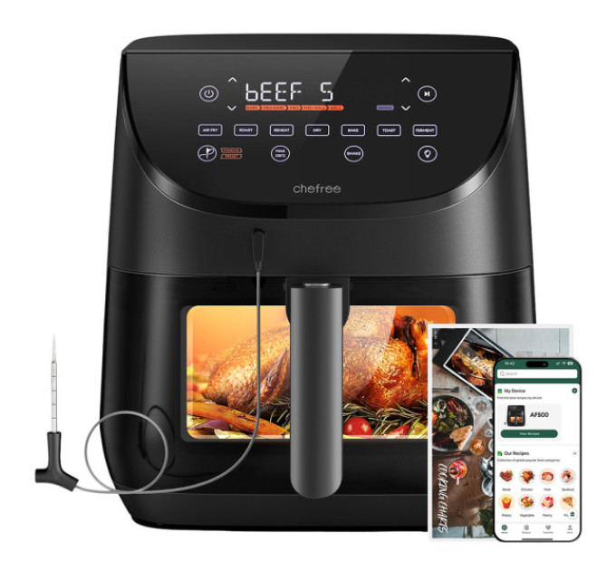 Аерофритюрниця CHEFREE AF500, 1700 Вт, 6,5 л