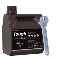 Фотополімерна смола для 3D принтера ELEGOO Tough Resin 2000g Grey