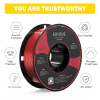 Філамент ERYONE PETG 1 кг - прозоро-червоний