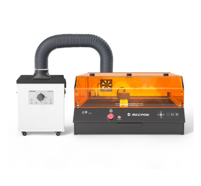 Лазер Mecpow X4 Pro 40 Вт FDA класу 1 + очищувач диму P150