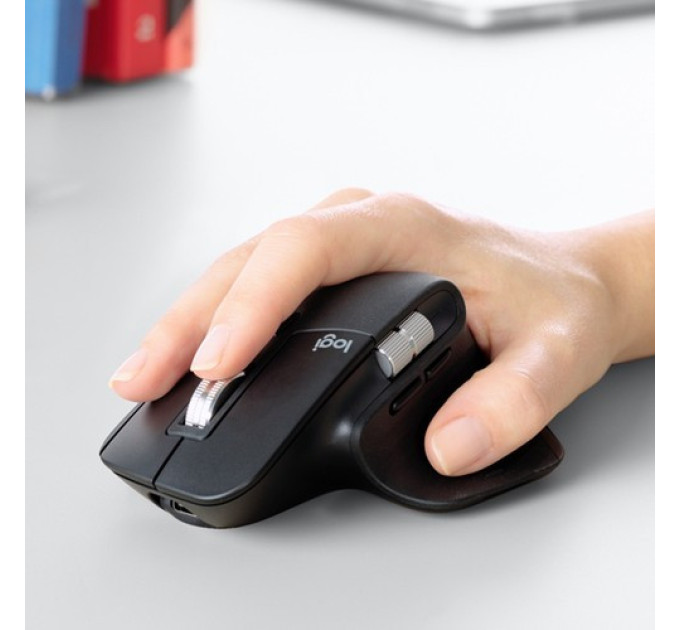 Бездротова миша Logitech MX Master 3 Advanced Bluetooth 2.4GHz Dual-mode 4000DPI 7 Buttons USB Quick