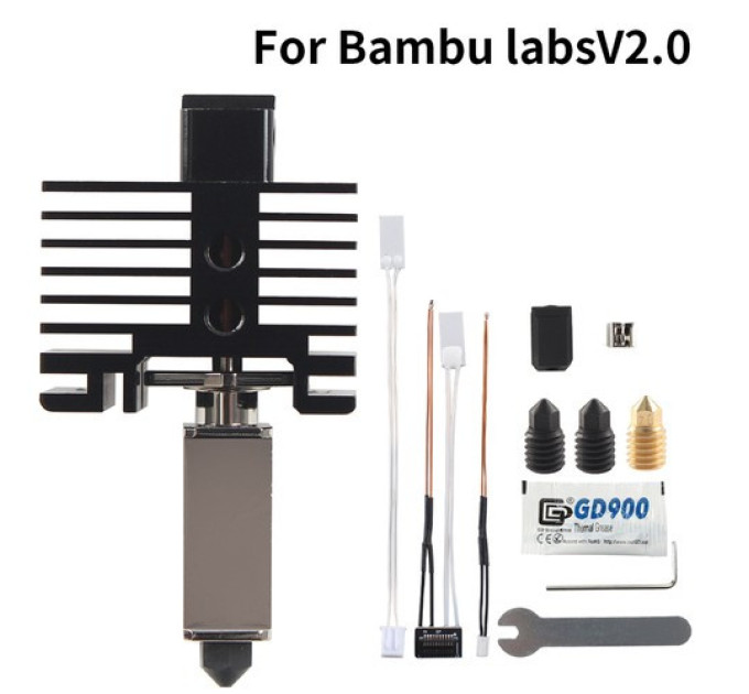 Комплект для оновлення хотенду екструдера FYSETC Sprite для Bambu Lab X1 P1S P1P