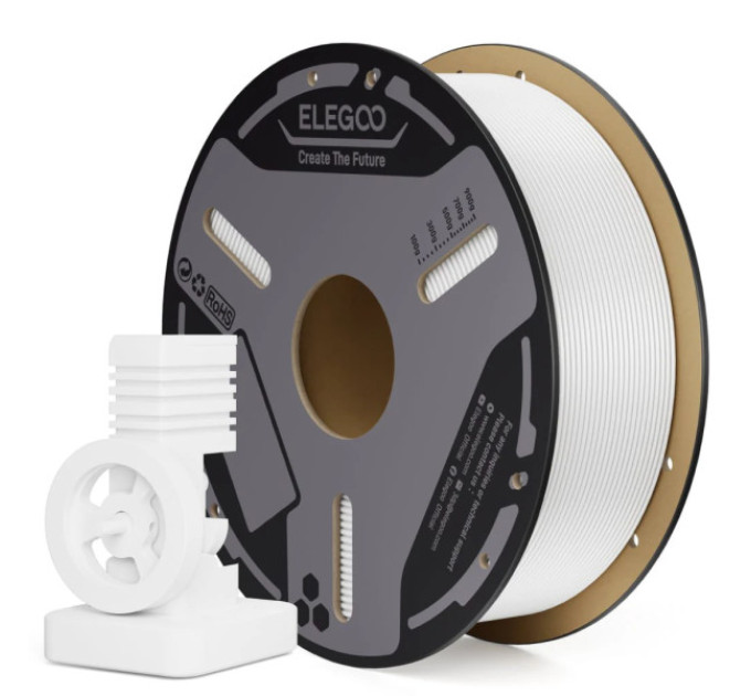 Філамент ELEGOO PС-FR White 1KG 1.75mm, 1kg (50.203.0771)