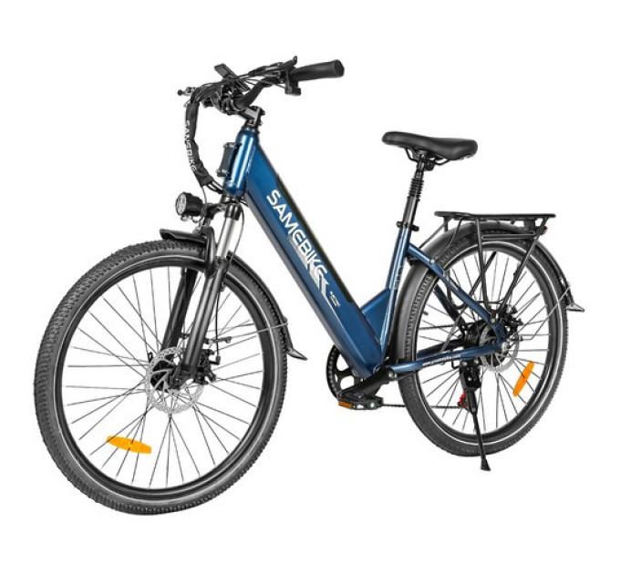 Електричний велосипед SAMEBIKE RS-A01 Pro-T, двигун 500 Вт, акумулятор 36 В 15 Аг - синій