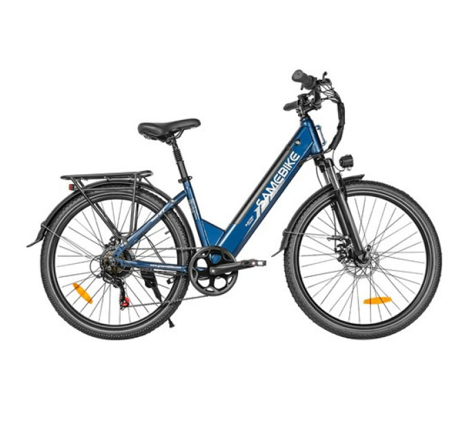 Електричний велосипед SAMEBIKE RS-A01 Pro-T, двигун 500 Вт, акумулятор 36 В 15 Аг - синій