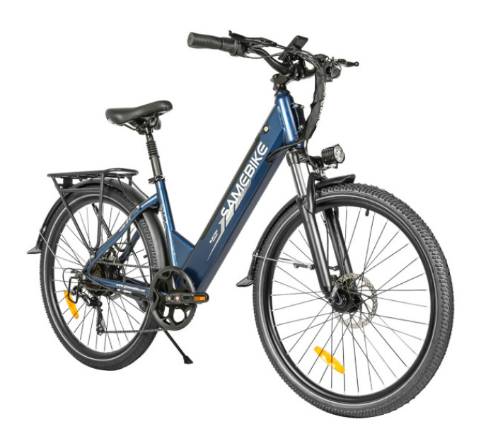Електричний велосипед SAMEBIKE RS-A01 Pro-T, двигун 500 Вт, акумулятор 36 В 15 Аг - синій
