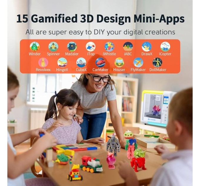3D-принтер AOSEED X-MAKER для дітей та початківців