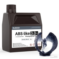 Фотополімерна смола для 3D принтера ELEGOO ABS-Like Resin V3.0+ 2000G Smoky Black