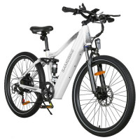 Електричний велосипед Samebike XD26-II, двигун 750 Вт, акумулятор 48 В, 14 Аг - білий