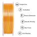 PLA-філамент Geeetech Dual Color Silk 1 кг - золотий та мідний