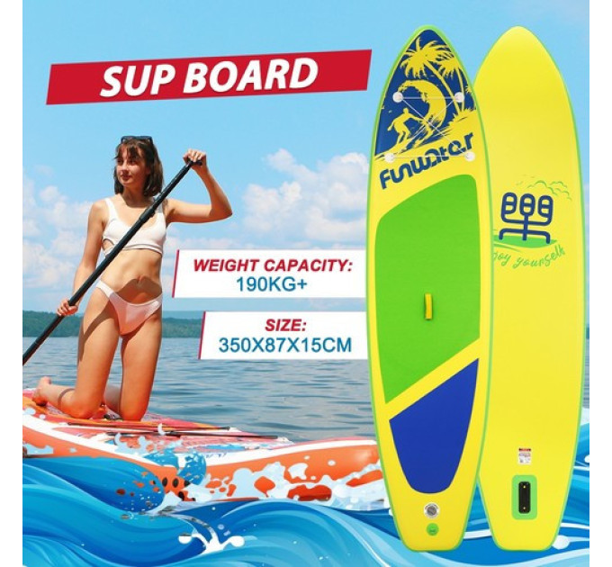 Дошка для веслування стоячи FunWater SUPFW28D 350*87*15 см