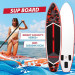 Дошка для веслування стоячи FunWater SUPFW32A 350*84*15 см Червона/чорна