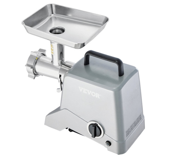 Професійна електрична м'ясорубка VEVOR 1A-PG612G, 2,27 кг/хв 575 Вт 