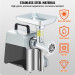 Професійна електрична м'ясорубка VEVOR 1A-PG612G, 2,27 кг/хв 575 Вт 
