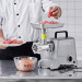 Професійна електрична м'ясорубка VEVOR 1A-PG612G, 2,27 кг/хв 575 Вт 