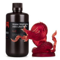 Фотополімерна смола для 3D принтера ELEGOO Water Washable ABS-Like Resin 1000G Red