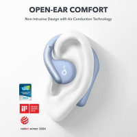 Навушники Anker Soundcore AeroFit , керування застосунком, до 42 годин відтворення - сині