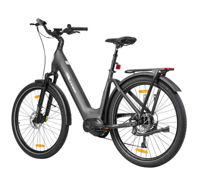 Електричний велосипед TTGO Z5, двигун 250 Вт, акумулятор 36 В 18 Аг - сірий