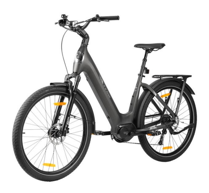 Електричний велосипед TTGO Z5, двигун 250 Вт, акумулятор 36 В 18 Аг - сірий