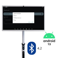Портативний поворотний телевізор SIDEK Smart TV 8 GB, 32-дюймовий 