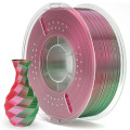 Філамент ELEGOO PLA Silk Green Red 1.75mm, екологічна паперова котушка, 1kg (50.203.0090)