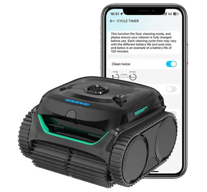 Бездротовий робот-пилосос для басейну WYBOT C2 