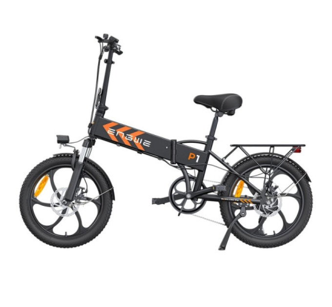 Електровелосипед ENGWE P1 250W Motor 25km/h 36V 13Ah Battery 7 Gears Max 100km Range чорний