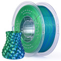 Філамент ELEGOO PLA Silk Blue Green 1.75mm, екологічна паперова котушка, 1kg (50.203.0467)