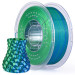 Філамент ELEGOO PLA Silk Blue Green 1.75mm, екологічна паперова котушка, 1kg (50.203.0467)