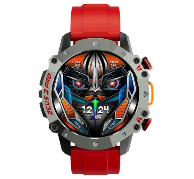 Смарт-годинник LOKMAT ZEUS 3 Pro червоний