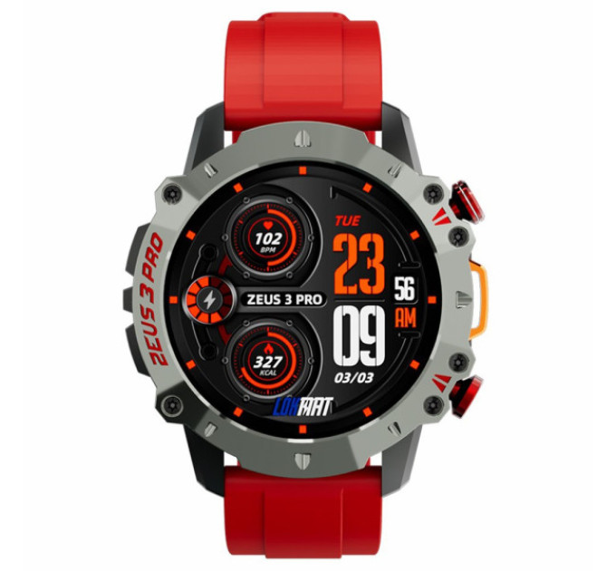 Смарт-годинник LOKMAT ZEUS 3 Pro червоний