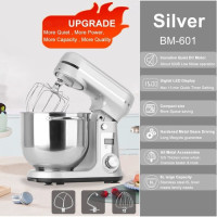 Кухонний міксер BioloMix BM601 потужністю 1200 Вт, вінчик для вершків і яєць, тістомісильник