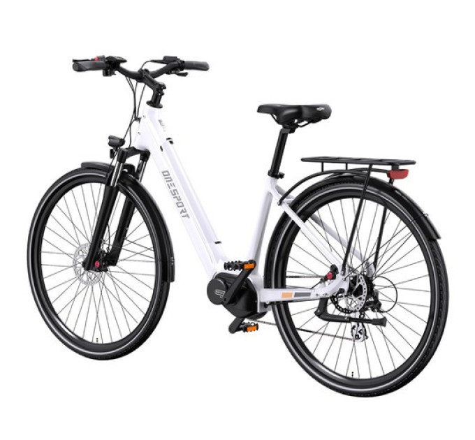 Електричний велосипед ONESPORT OT07, 250 Вт, акумулятор 36 В, 14 Аг - білий