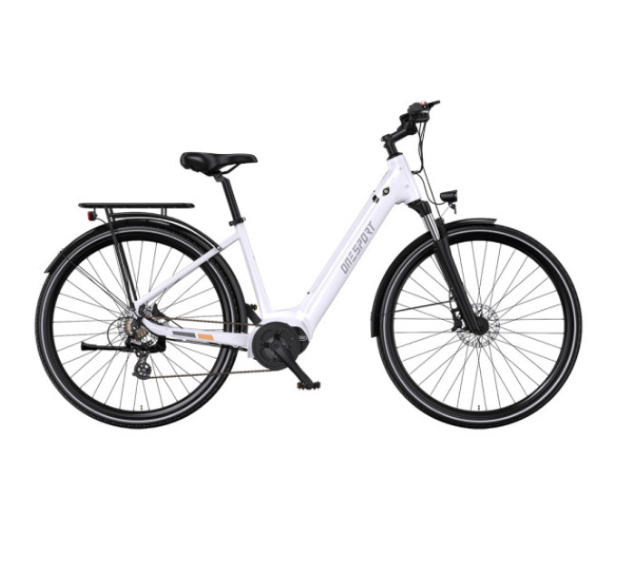Електричний велосипед ONESPORT OT07, 250 Вт, акумулятор 36 В, 14 Аг - білий
