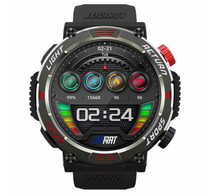 Смарт-годинник LOKMAT ZEUS 5 Pro чорний