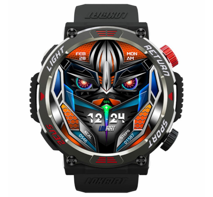 Смарт-годинник LOKMAT ZEUS 5 Pro чорний
