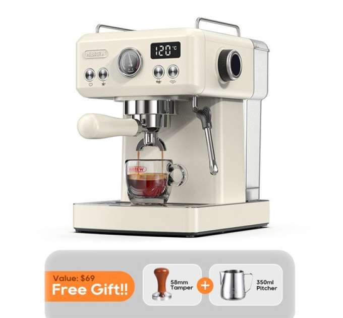 Кавомашина HiBREW H10A, тиск екстракції 20 бар