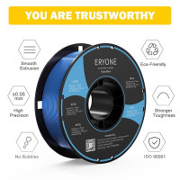 Філамент ERYONE PETG 1 кг - прозоро-блакитний