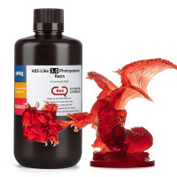 Фотополімерна смола для 3D принтера ELEGOO ABS-Like 3.0 resin 1000G Clear Red