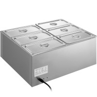 Підігрівач для буфетів VEVOR 6 x 5,3 л